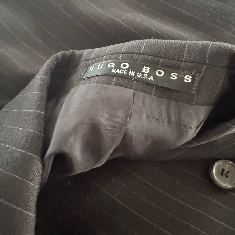 Hugo Boss Men's Dark Pinstripe Suit